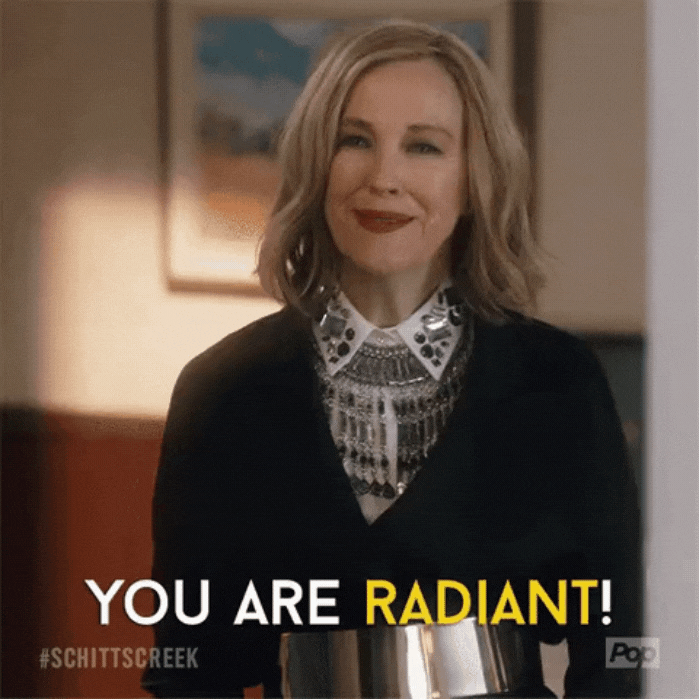 You are radiant