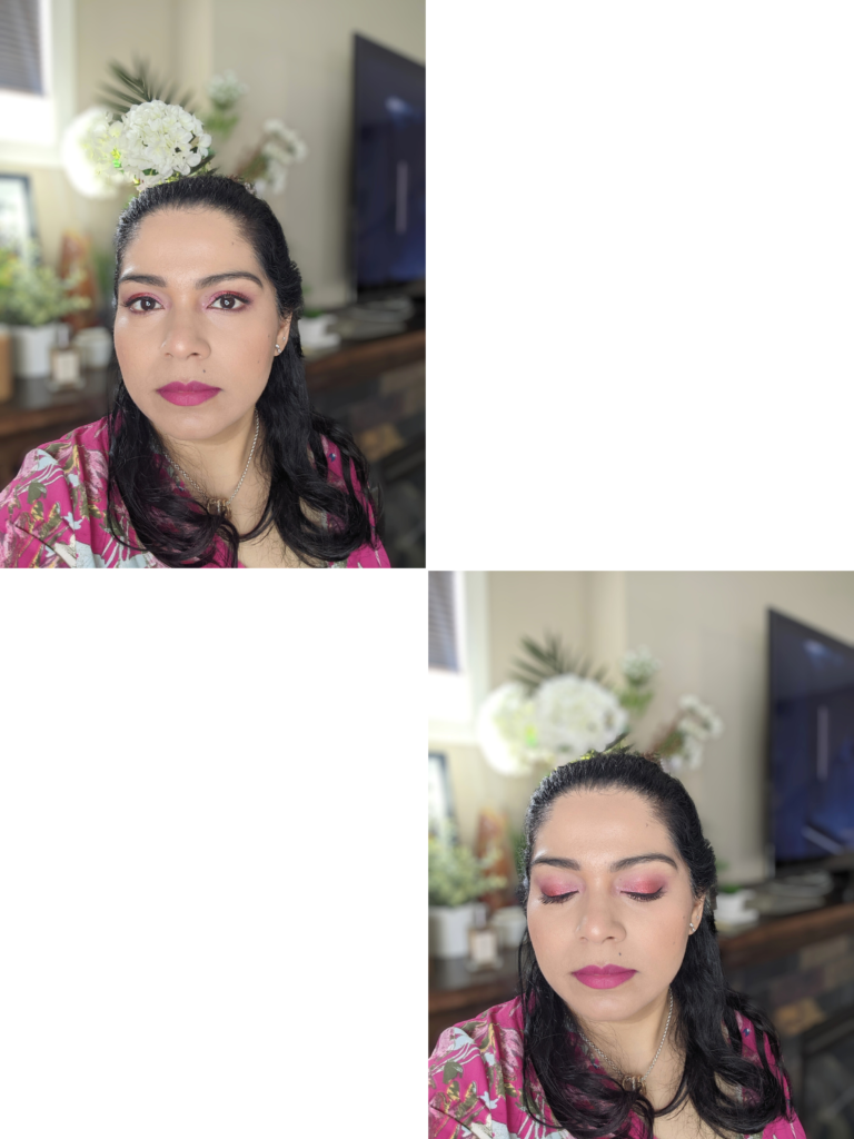 Valentine's Makeup with Pink Makeup Products